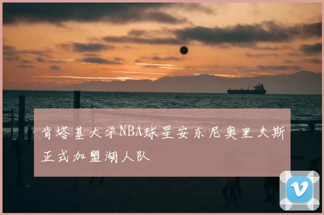 肯塔基大学NBA球星安东尼奥里夫斯正式加盟湖人队